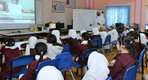 OHRC Presents about Child Rights at Shams Al Maarif School in Al Khuwair