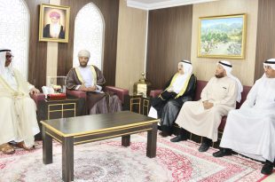 The Chairman of the Oman Human Rights Commission meets the head of the National Office for Human Rights in Kuwait