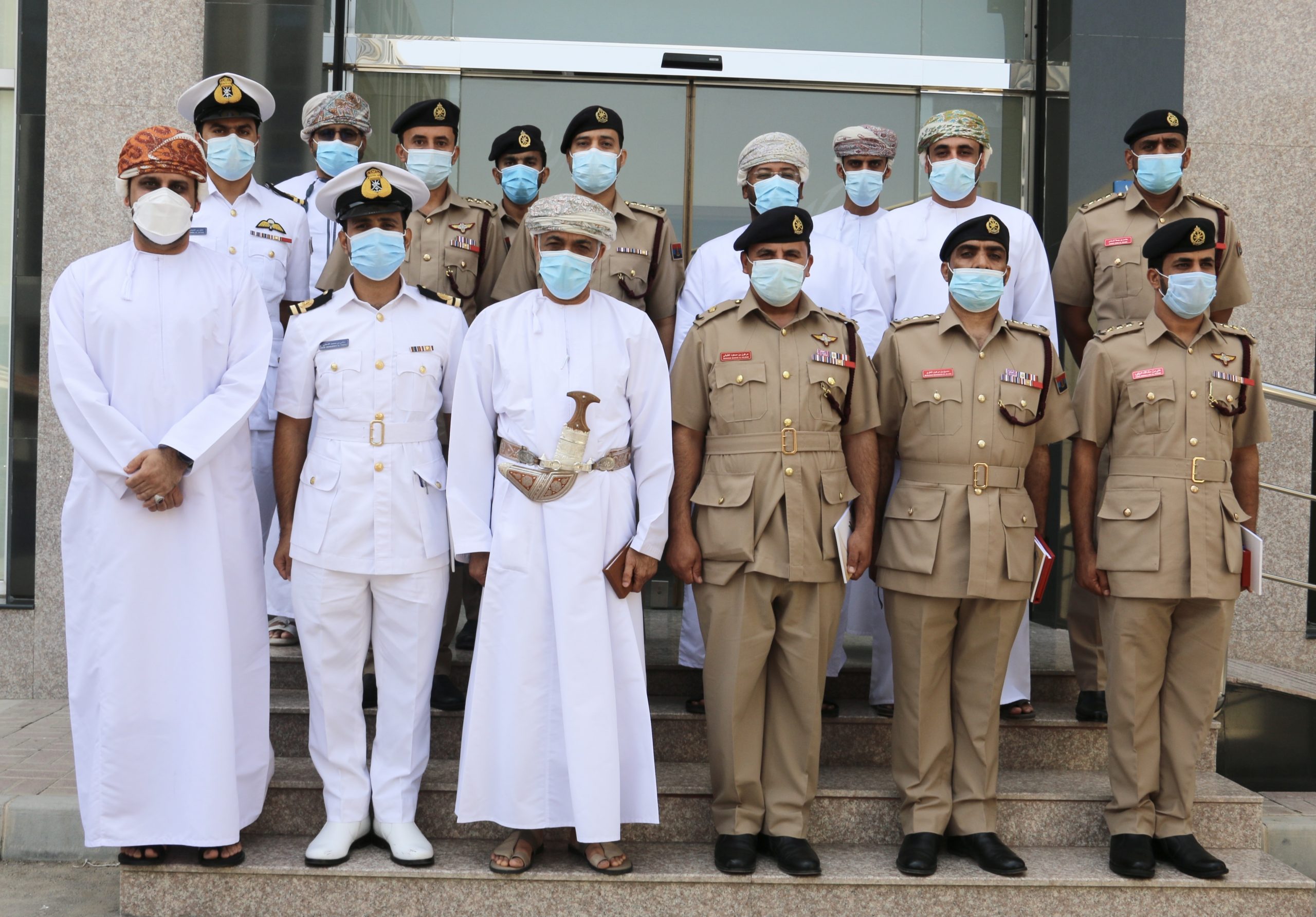 Members of the medical services course for officers in the RAO visit OHRC headquarters
