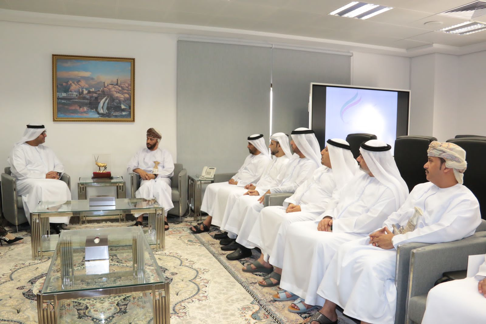 The delegation of the UAE’s National Human Rights Institution visits the Sultanate of Oman