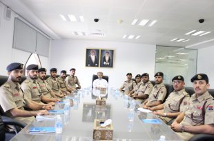 The headquarters of the Oman Human Rights Commission visited by a delegation from the Royal Army of Oman Medical Services.