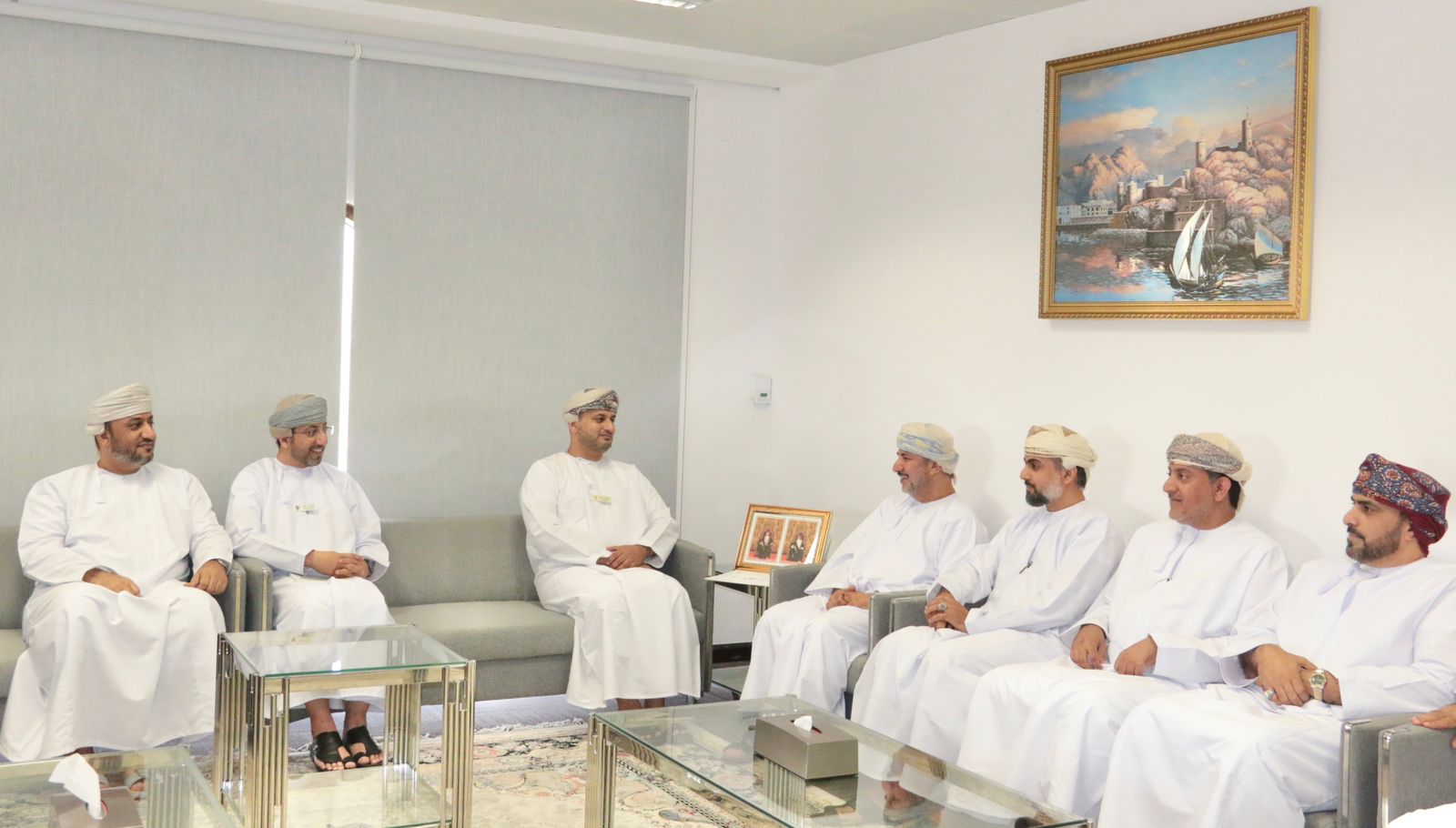 The Public Prosecutor Visits the Headquarters of Oman Human Rights Commission and Meets its Chairman and a number of its Members