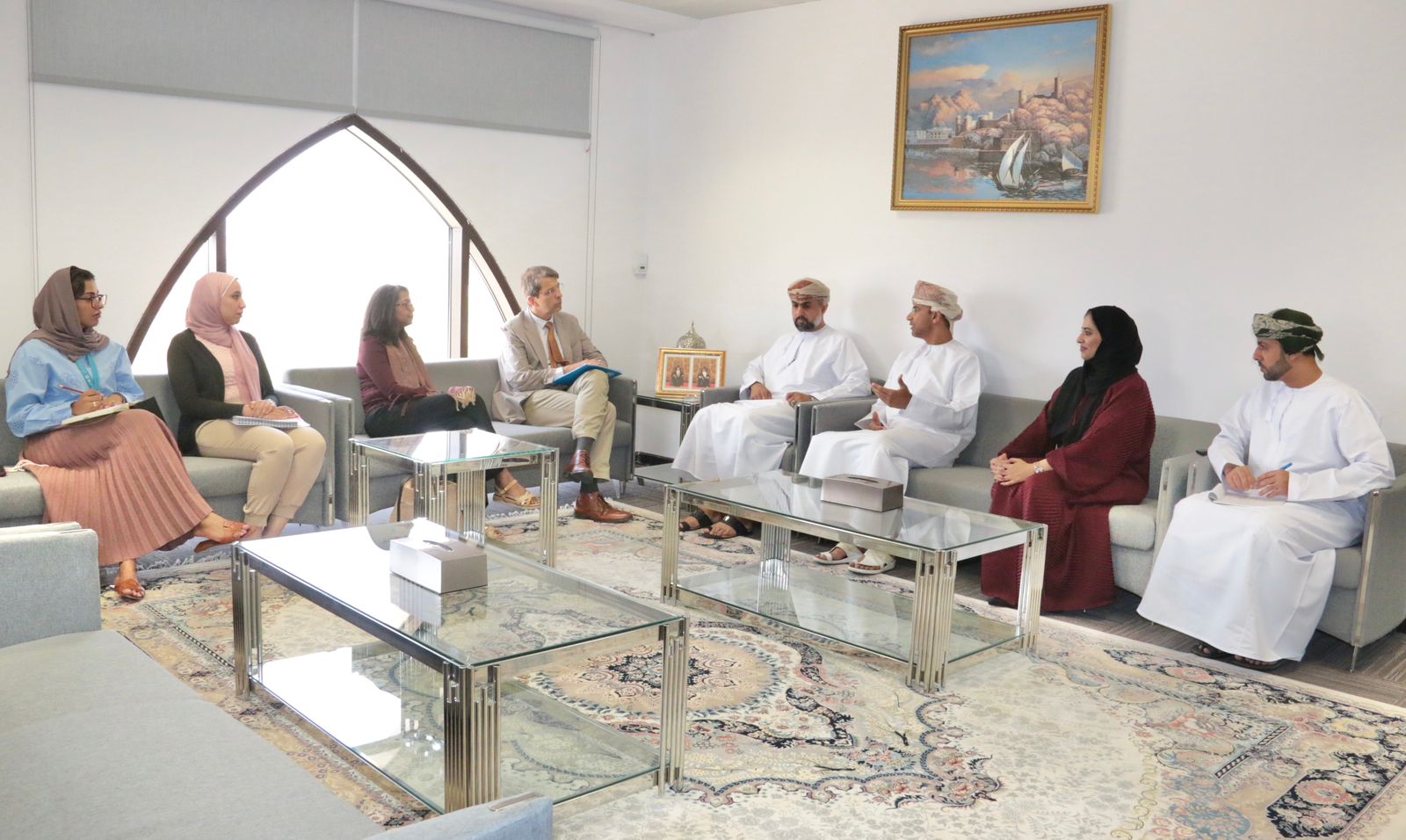 Oman Human Rights Commission and UNICEF Are Brought Together in a Meeting