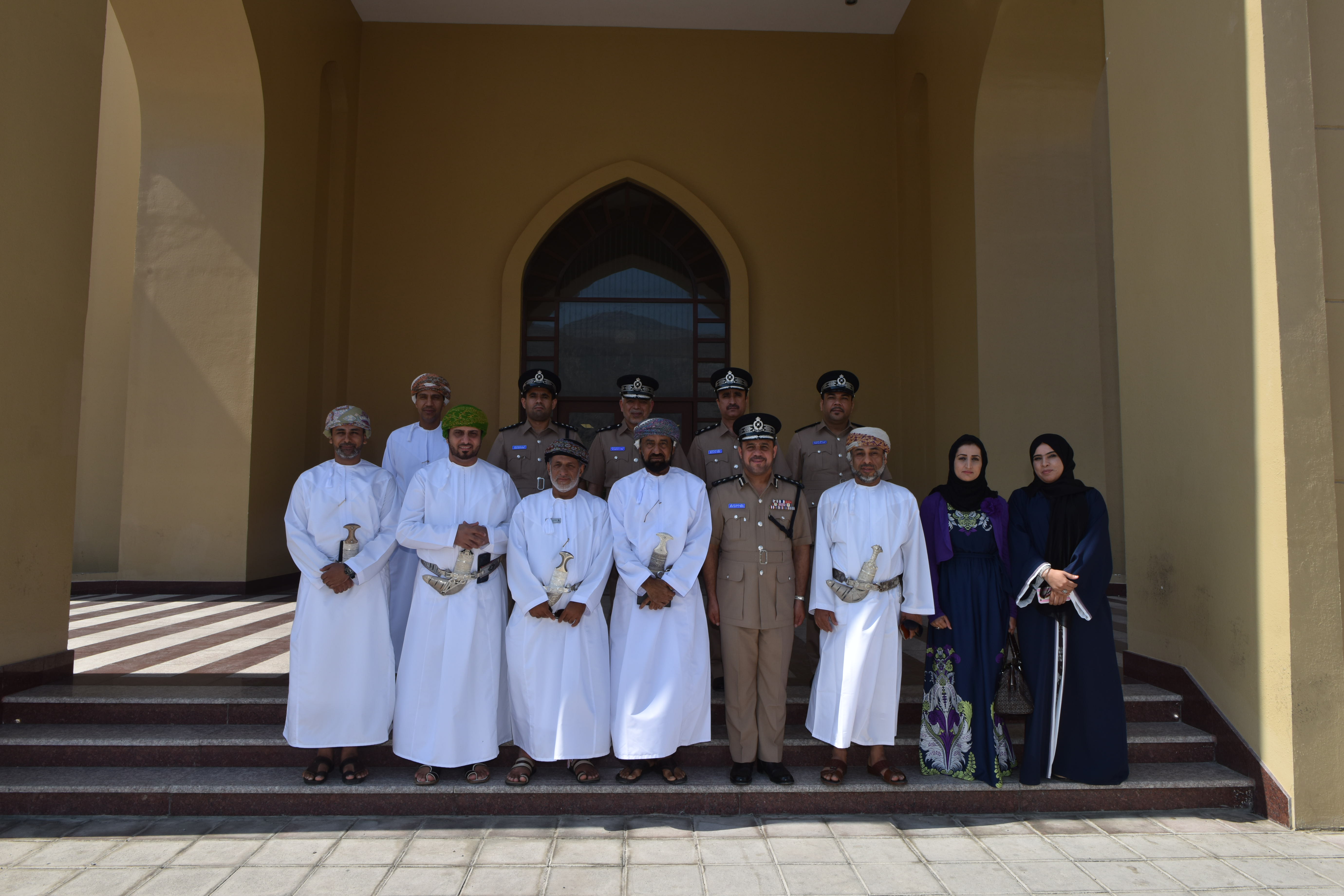 زيارة حقوق الانسان لقيادة شرطة محافظة مسندم